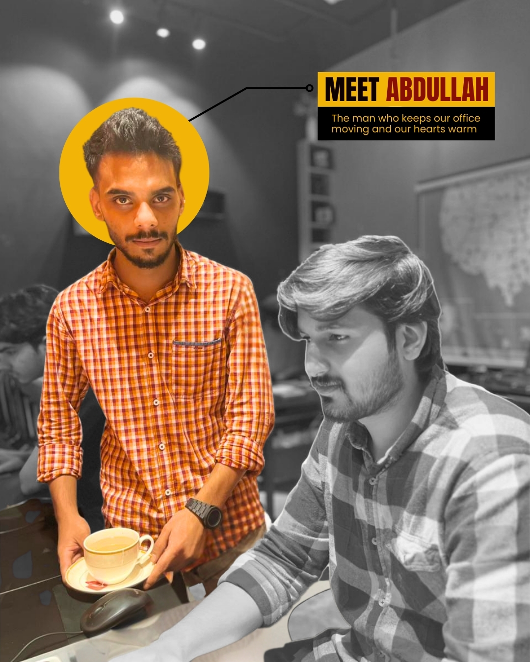 Meet Abdullah, humanising the team on feed