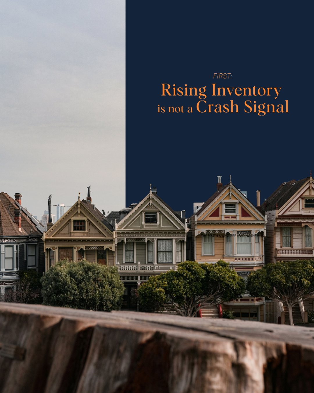 May carousel slide, Rising inventory is not a crash signal
